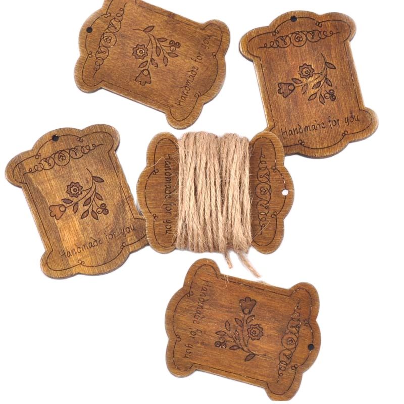 Organza Ribbon Spool - 5 Pz/lotto Modello di Fiore Marrone