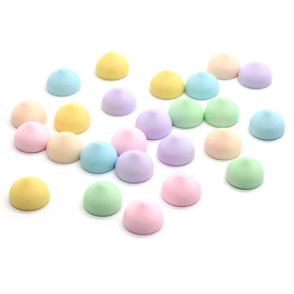 Craft Embellishment - Caramelle al cioccolato colorate resina Flatback