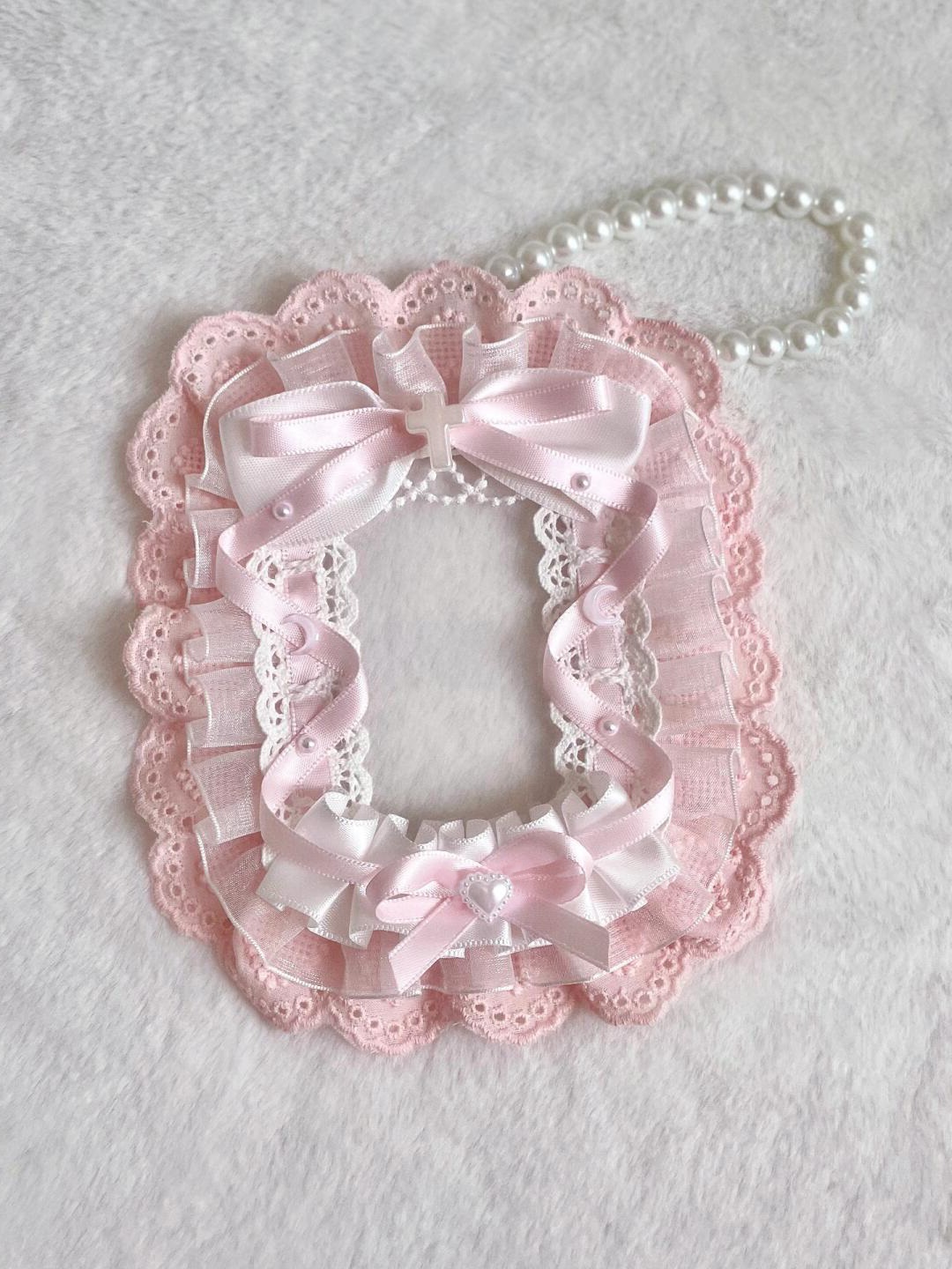 Porta tessera PVC 3 pollici ar - Beaded Trim Fringe recensione e prezzo