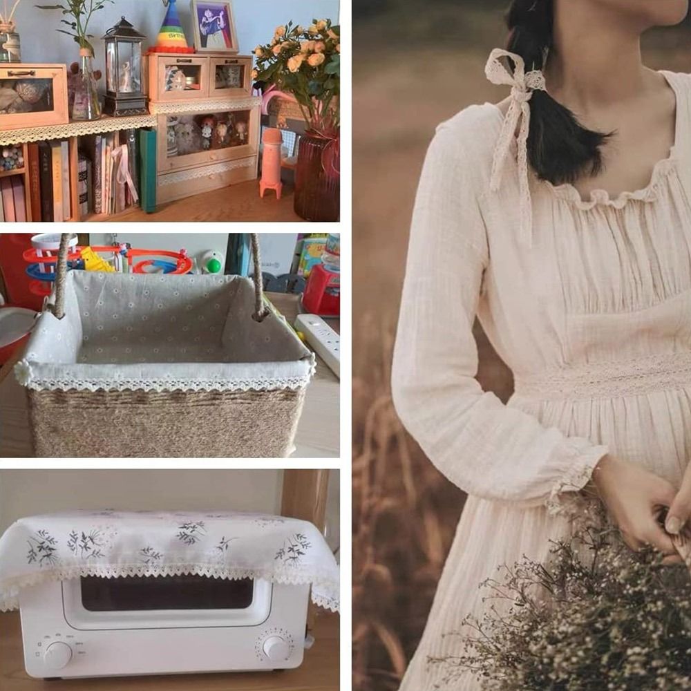 Tessuto per Abbigliamento, Cos - Lace Ribbon Trim recensione e prezzo
