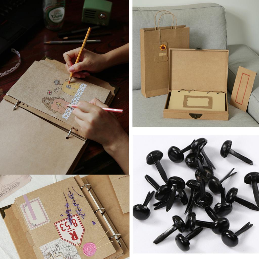 Mini Brads in Metallo Argentat - Embellishments For Scrapbooking recensione e prezzo
