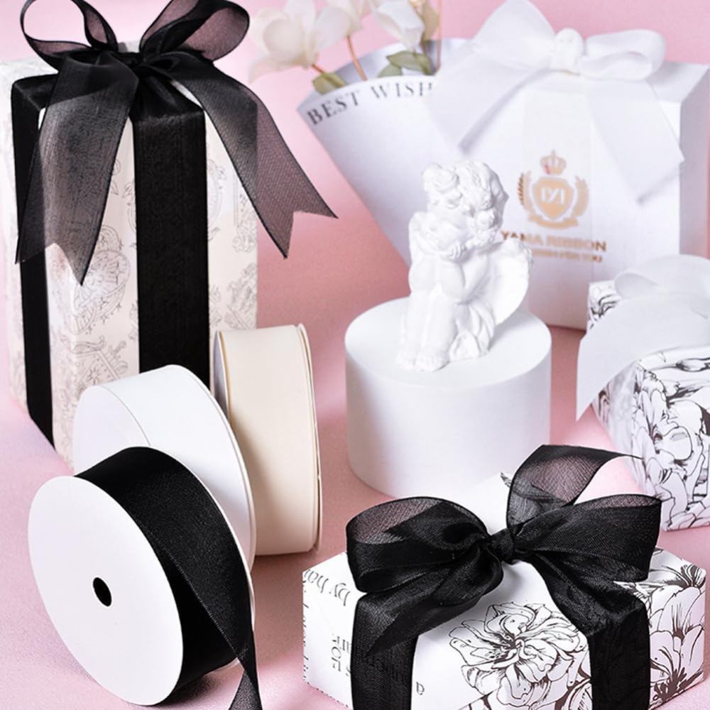 Nastro in organza nera da 1 po - Organza Ribbon Spool recensione e prezzo