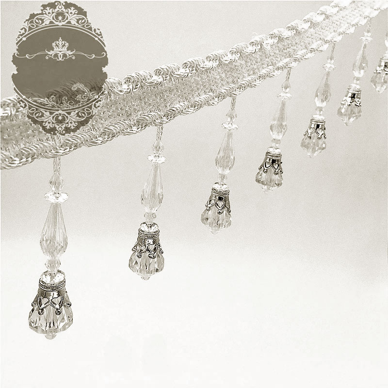 Frangia con Perline e Nappine  - Beaded Trim Fringe recensione e prezzo