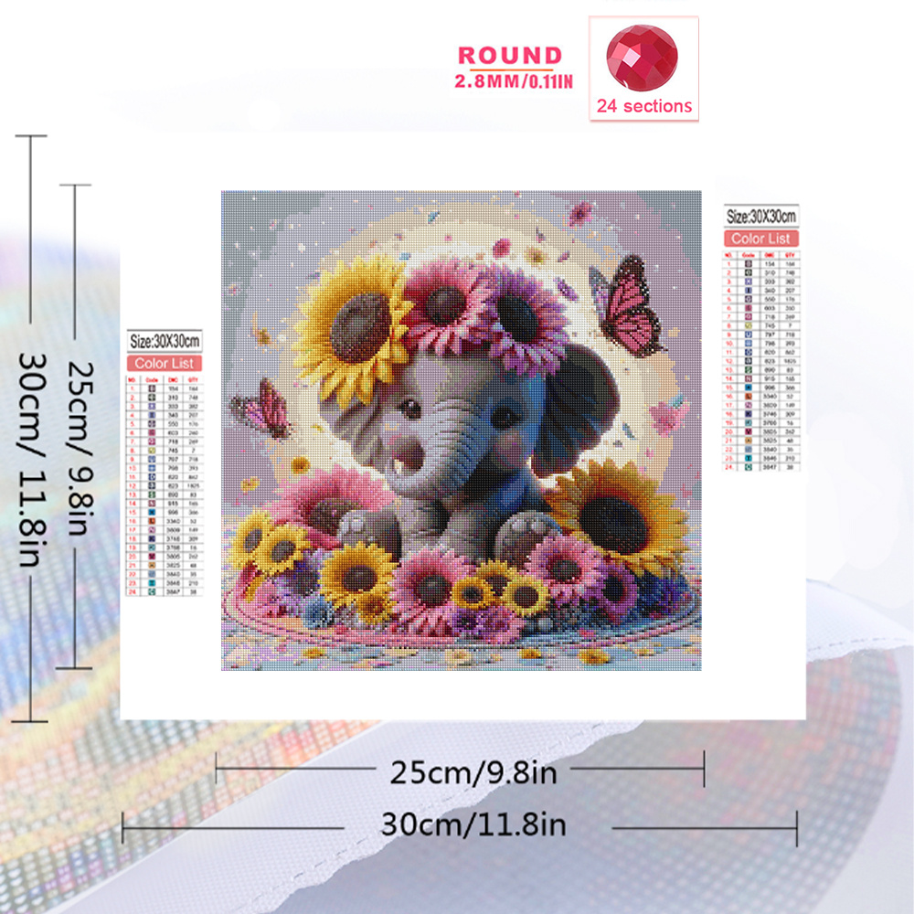 Evershine Elefante Pittura Dia - Embroidery Embellishments recensione e prezzo