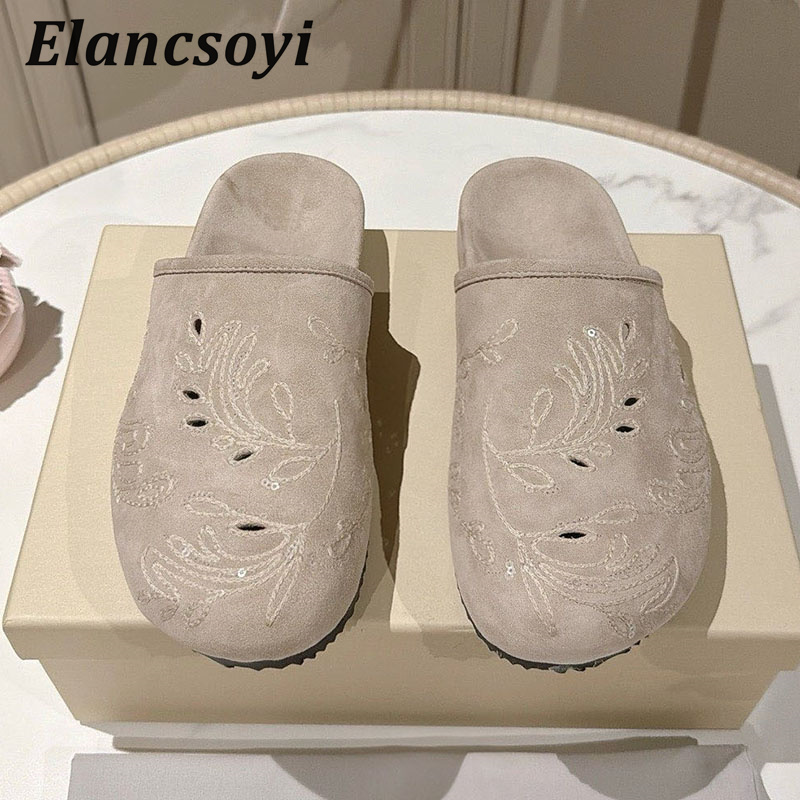 Mules da Donna Ricamate con Pa - Embroidery Embellishments recensione e prezzo