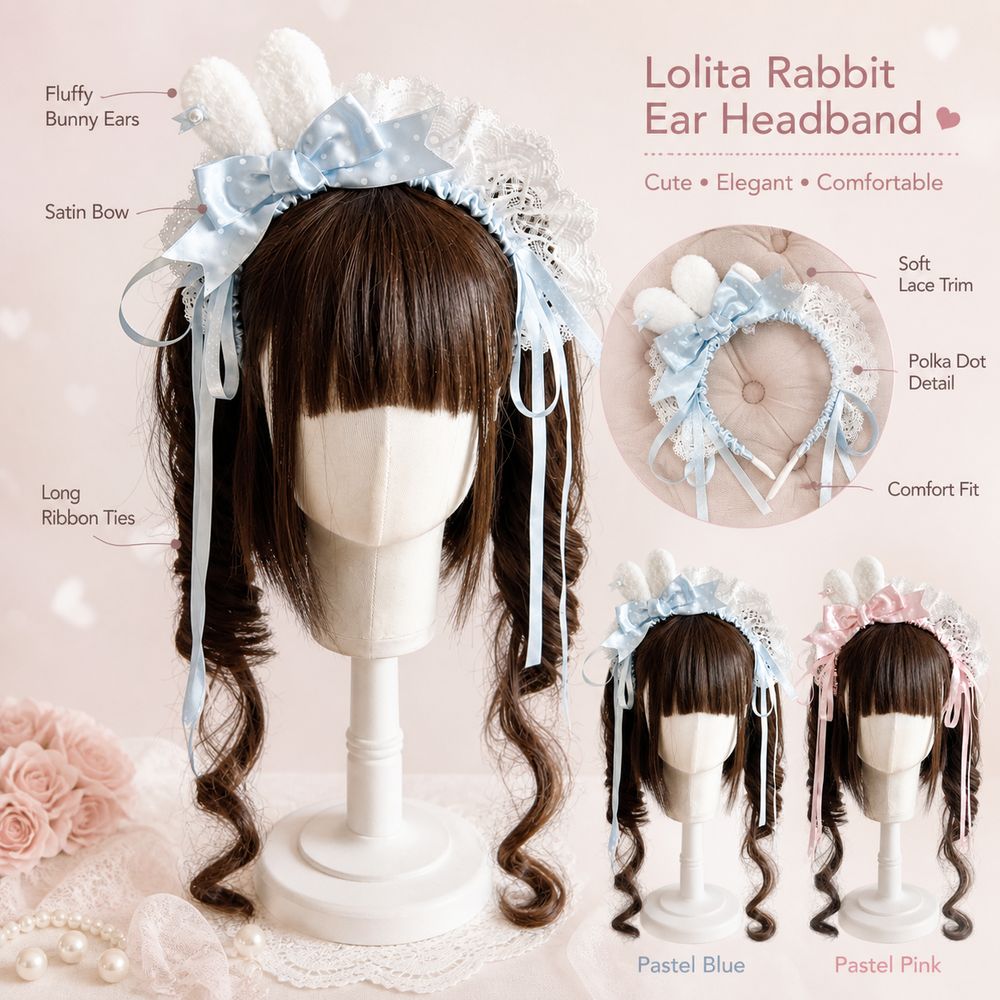 Nuova Fascia per Capelli con F - Lace Ribbon Trim recensione e prezzo