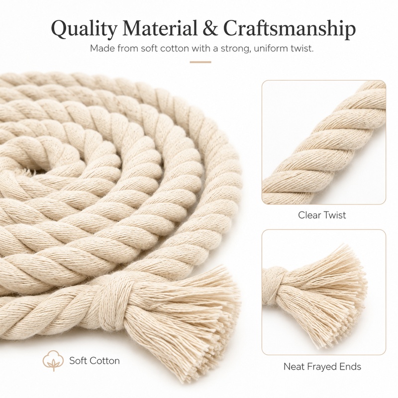 Corda Intrecciata in Cotone 5M - Cord Trim Twisted recensione e prezzo